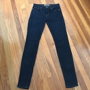J-Brand Sz 27 Dark Wash Skinny Jeans