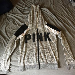VS PINK zip-up sweatshirt