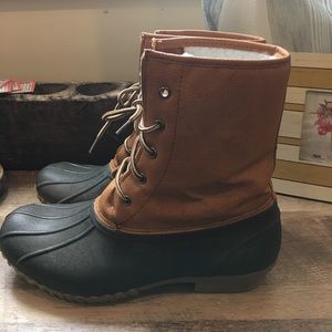 blue suede shoes brand duck boots