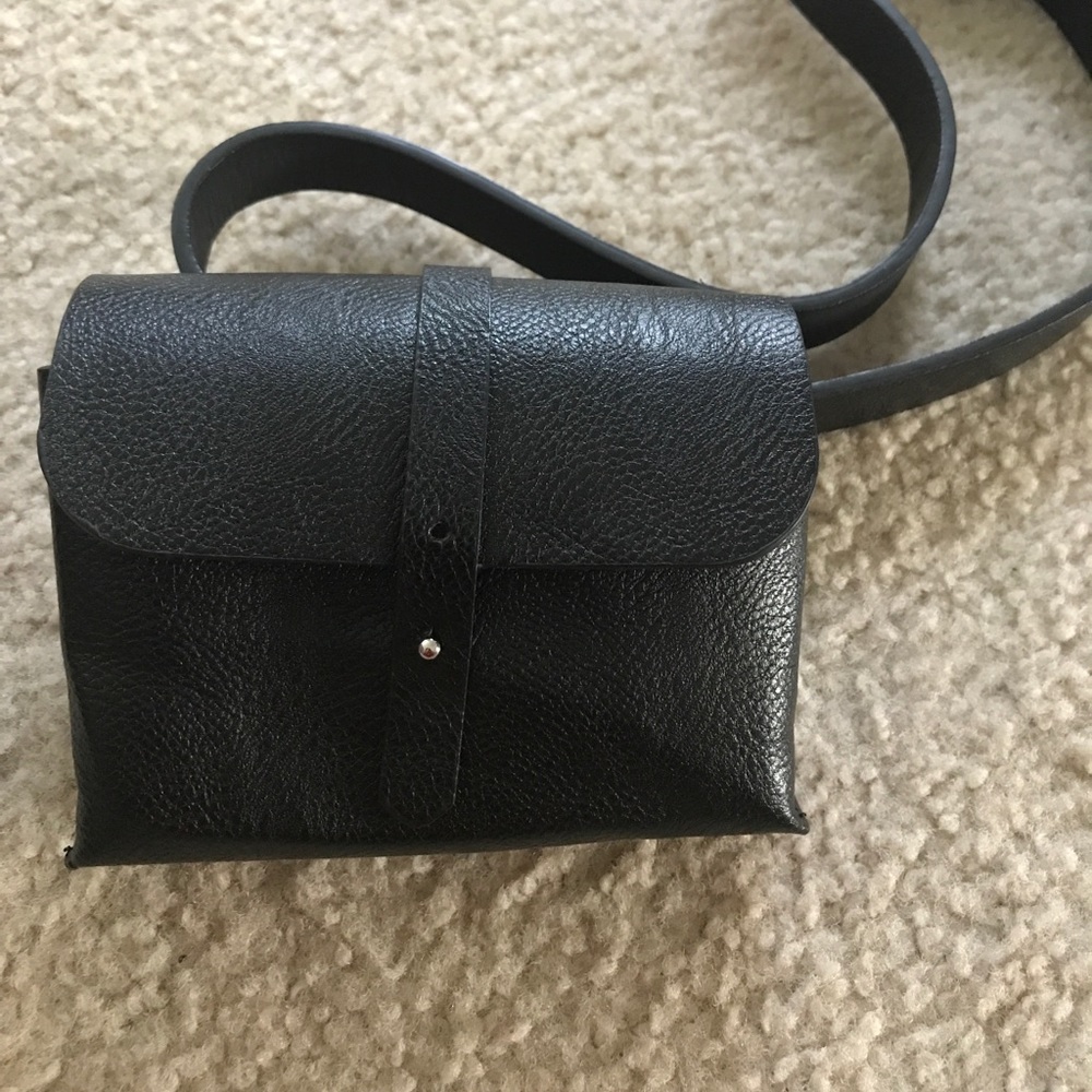 Black belt bag from Nasty Gal