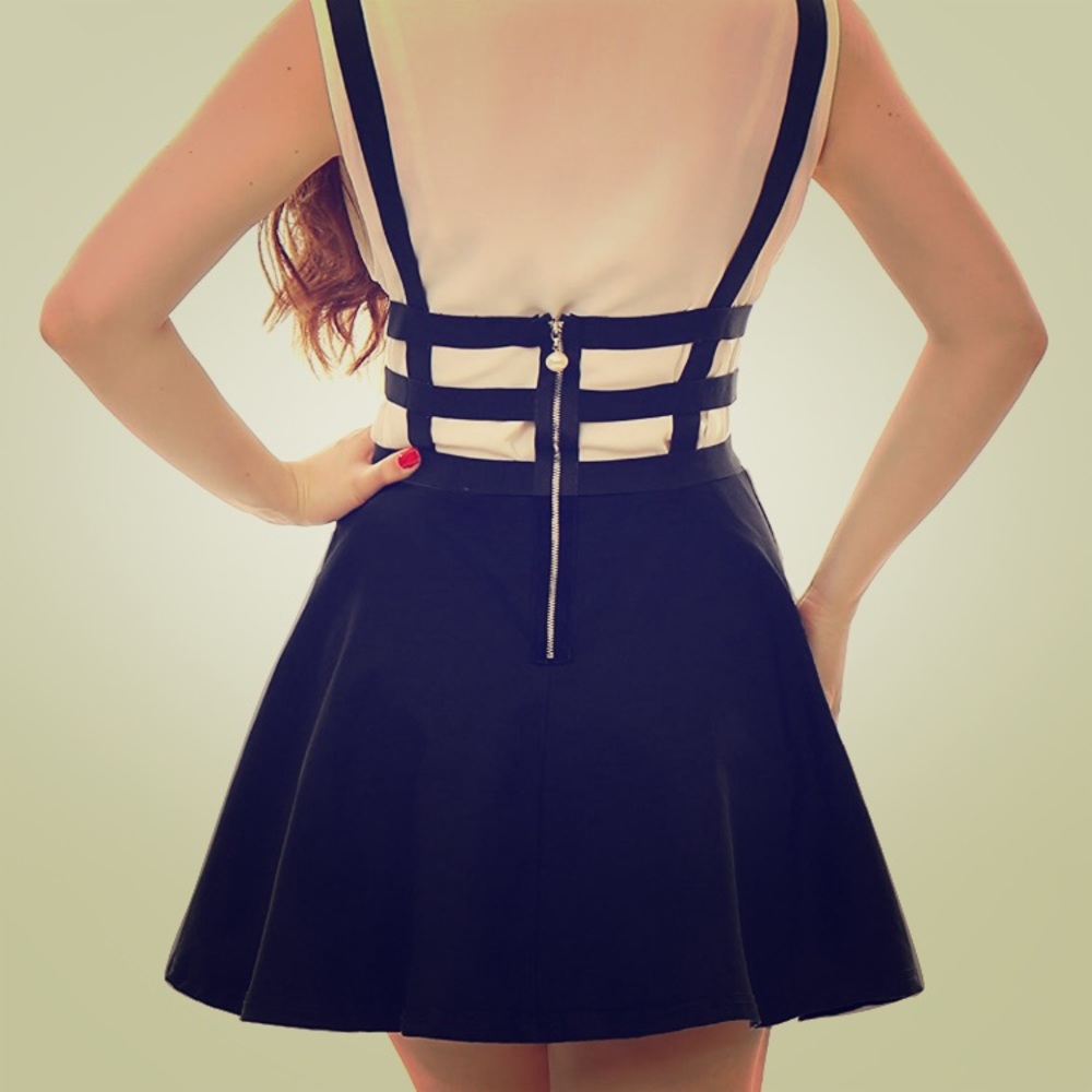 Suspenders dress