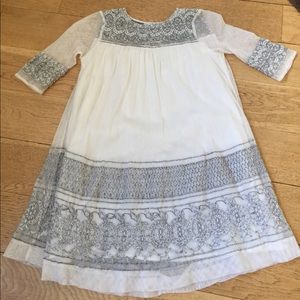 Gray and Cream Bonpoint Dress Size 8