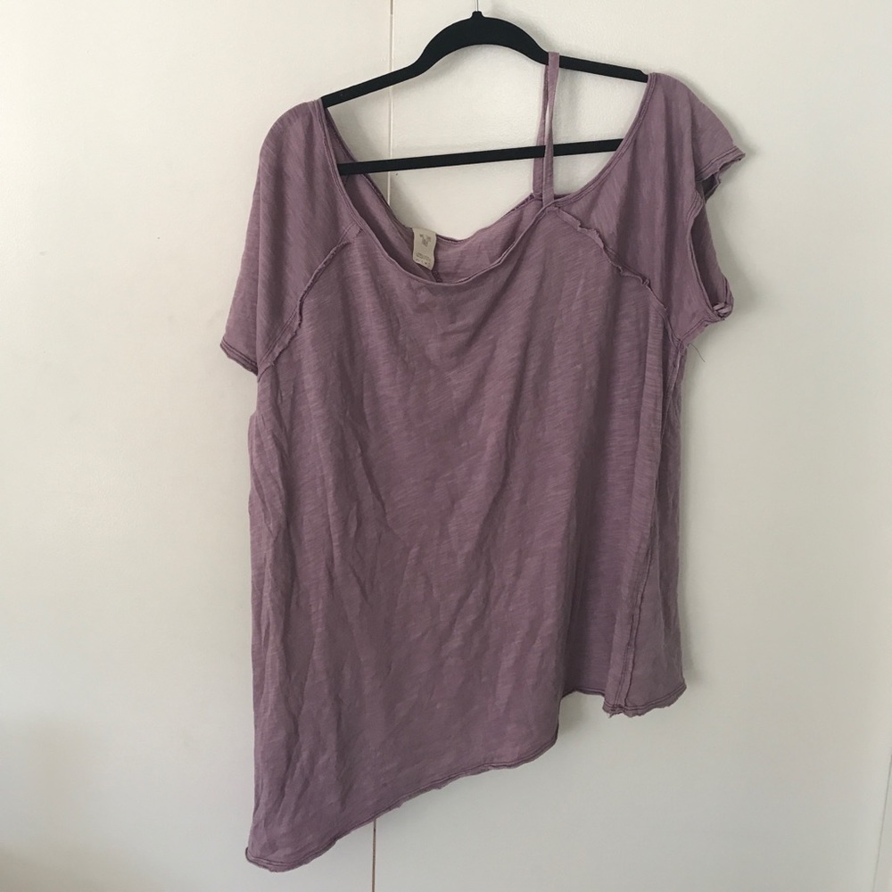 over the shoulder top
