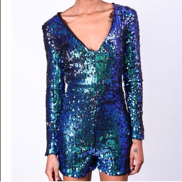 Pants - Brand New Sequin Romper