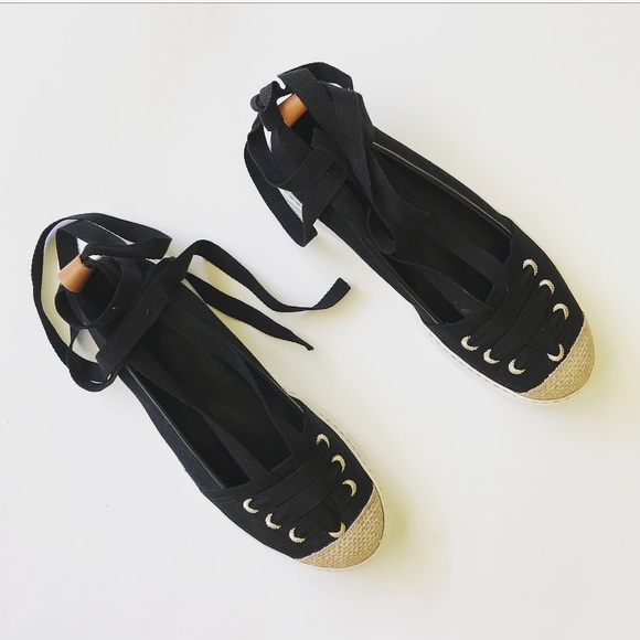 Flamingo’s Valencia Canvas Platform flats - Picture 2 of 5