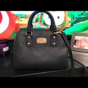 Michael Kors saffiano leather small satchel