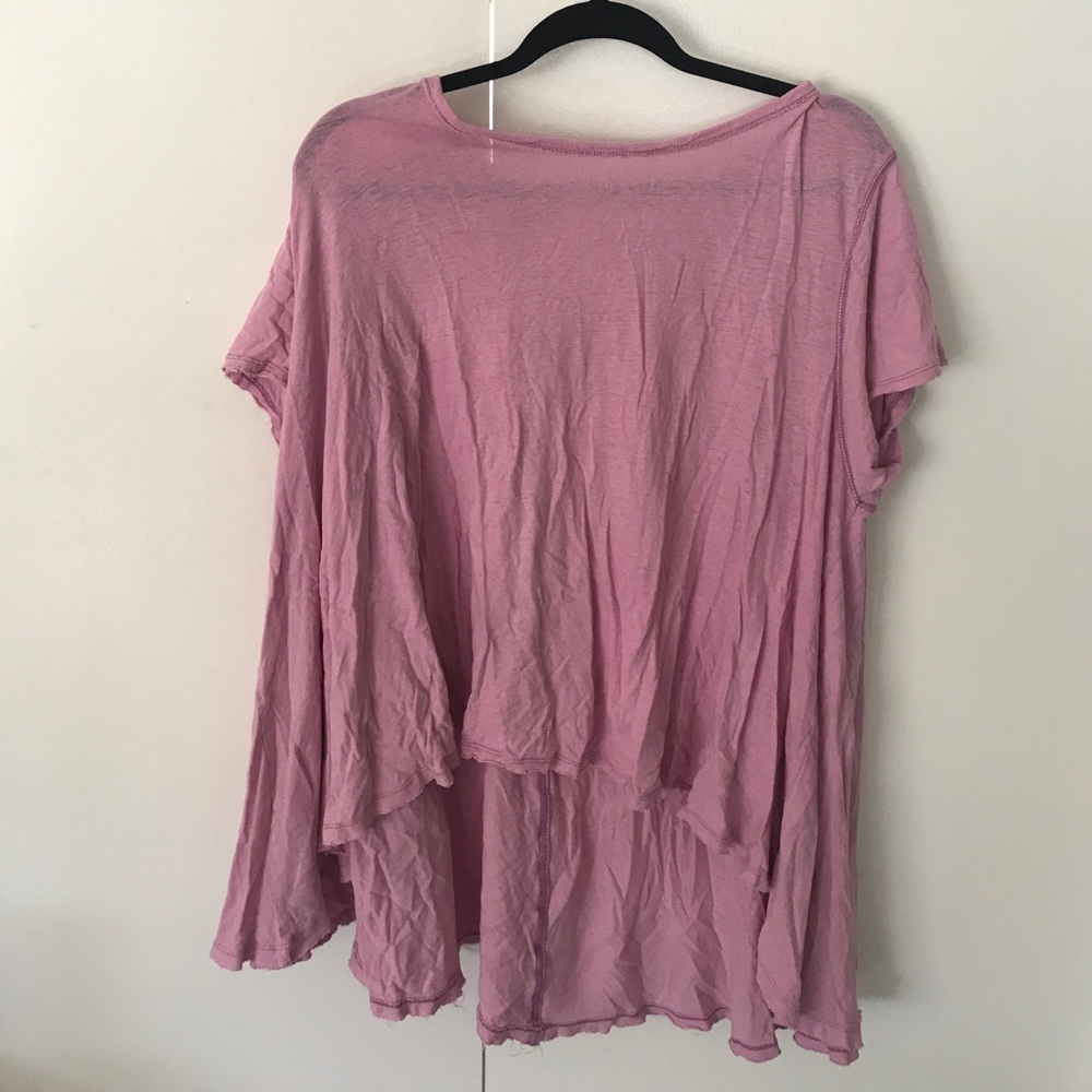 loose pink top
