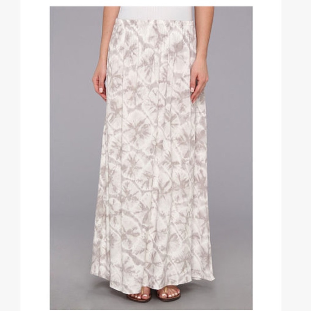 Alternative Apparel Grey White Tie Dye Maxi Skirt