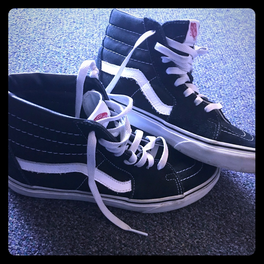 Vans high tops shoes. Only wore a few times