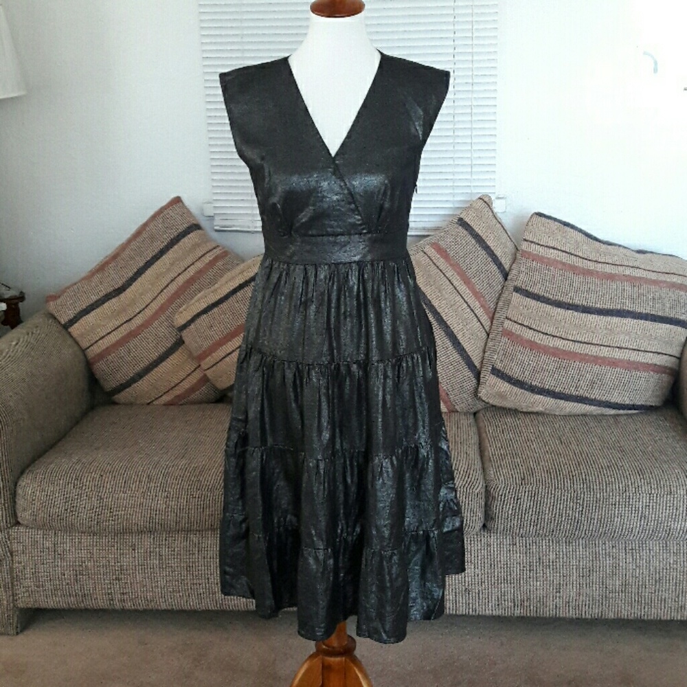 Black and Silver Dress...WITH POCKETS!!
