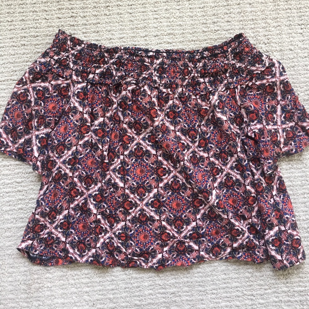 Topshop off the shoulder top