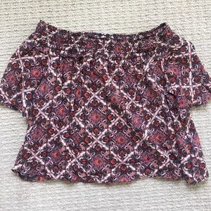Topshop off the shoulder top