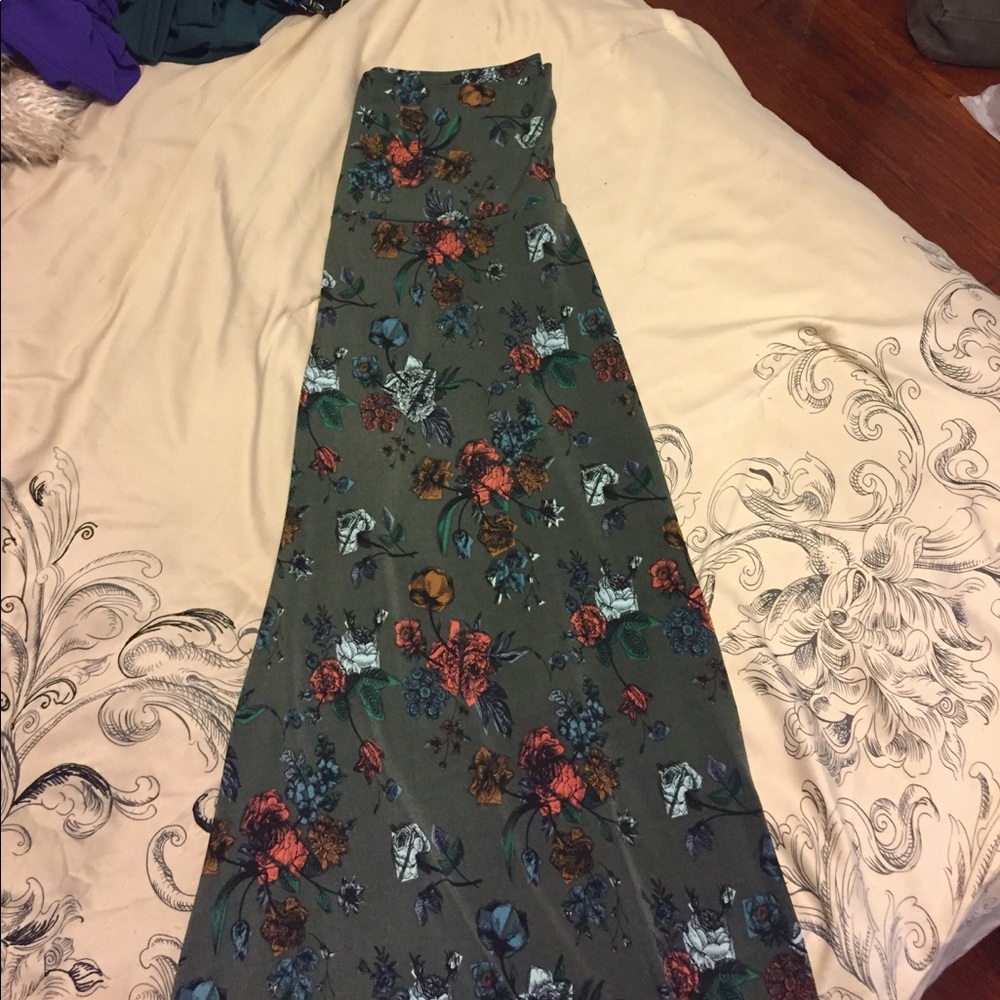 Lularoe Floral Maxi Skirt Small