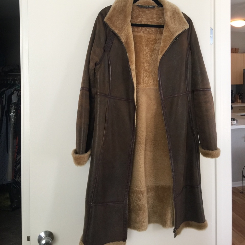 Andrew Mark leather coat