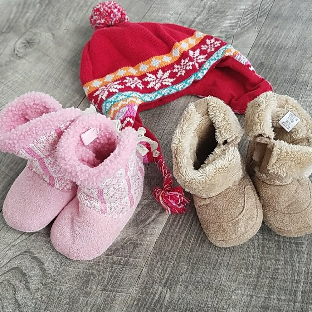 ❄Infants  shoes and hat ❄