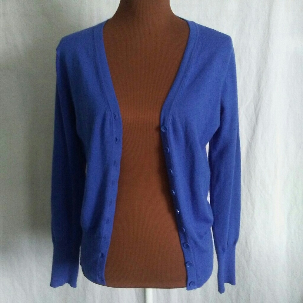 Cotton On royal blue cardigan sweater
