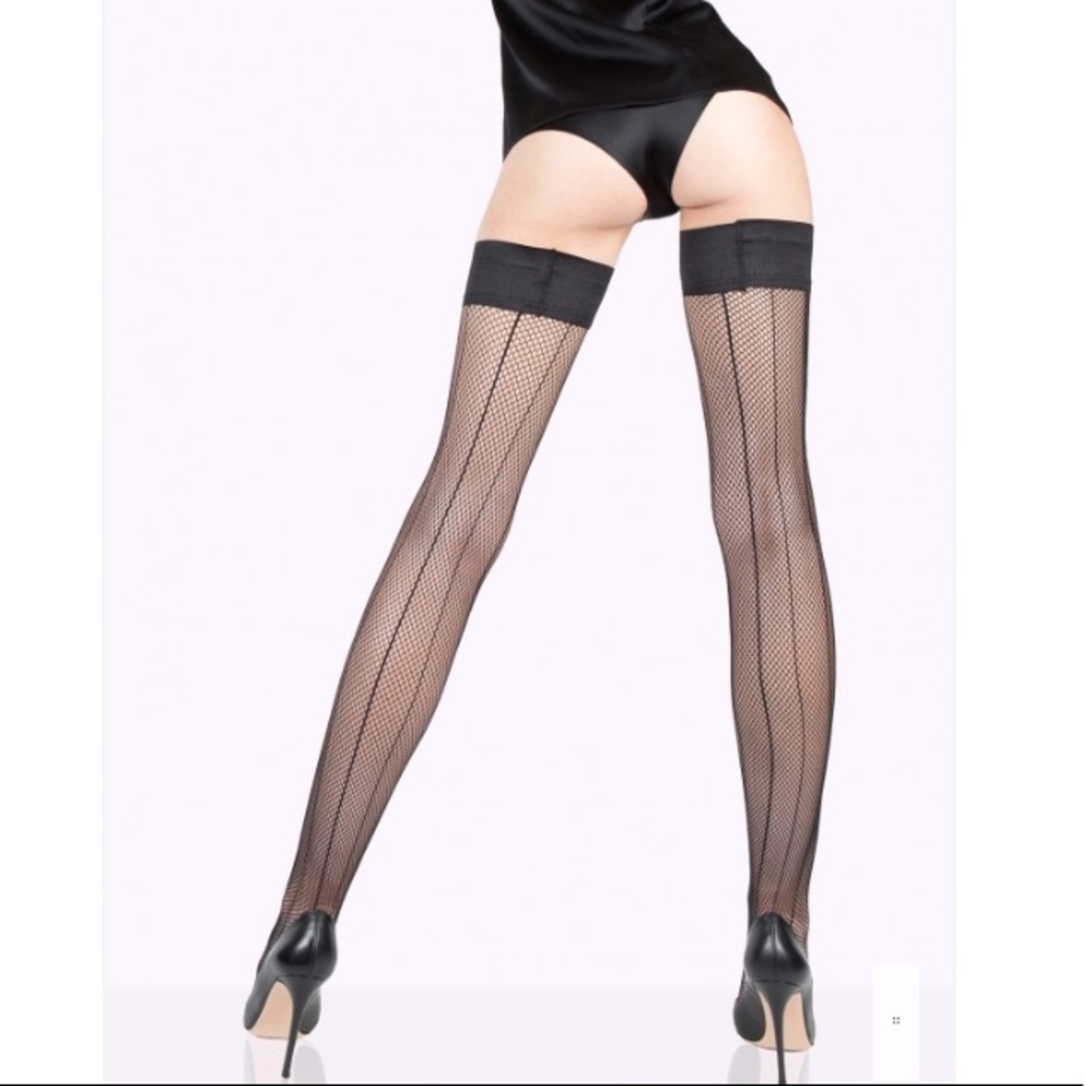 ALESSIA - Striped Thigh High