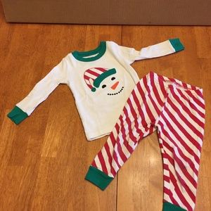 Gymboree Christmas Snowman Pajamas 18-24 month