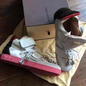 Louis Vuitton Kanye West designed hi top sneakers