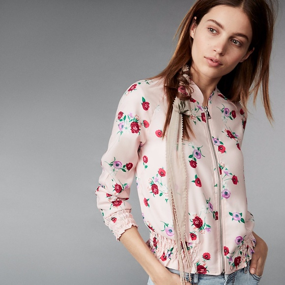Express Jackets & Blazers - Floral Bomber NWOT