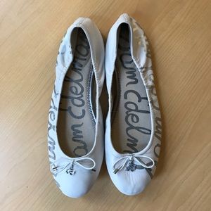 Sam Edelman Felicity White Ballet Flats - 7.5