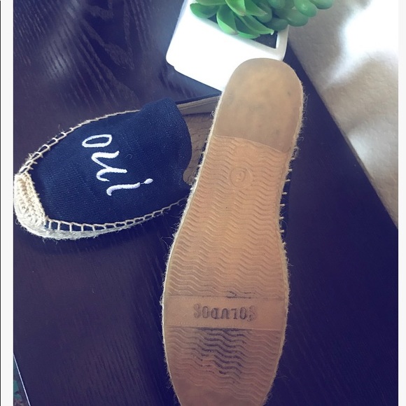 SOLUDOS / CANVAS PLATFORM SMOKING SLIPPER - Picture 2 of 3