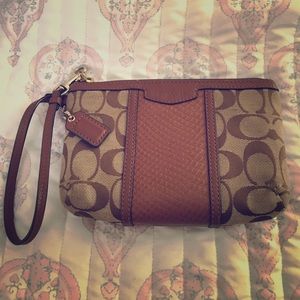 Authentic Coach Wristlet
