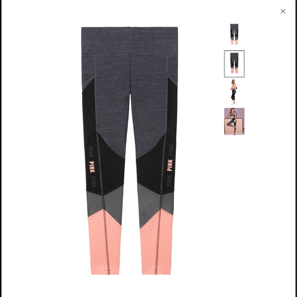 ❤️Pink Ultimate High Waist Bonded Mesh leggings ❤️ - Picture 2 of 4