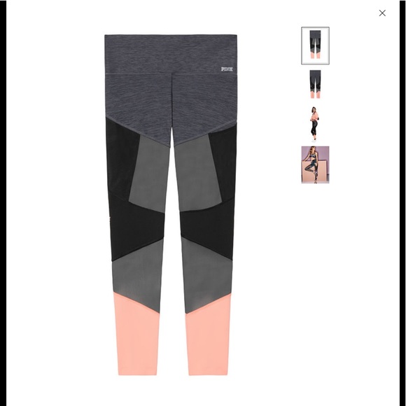 ❤️Pink Ultimate High Waist Bonded Mesh leggings ❤️ - Picture 3 of 4