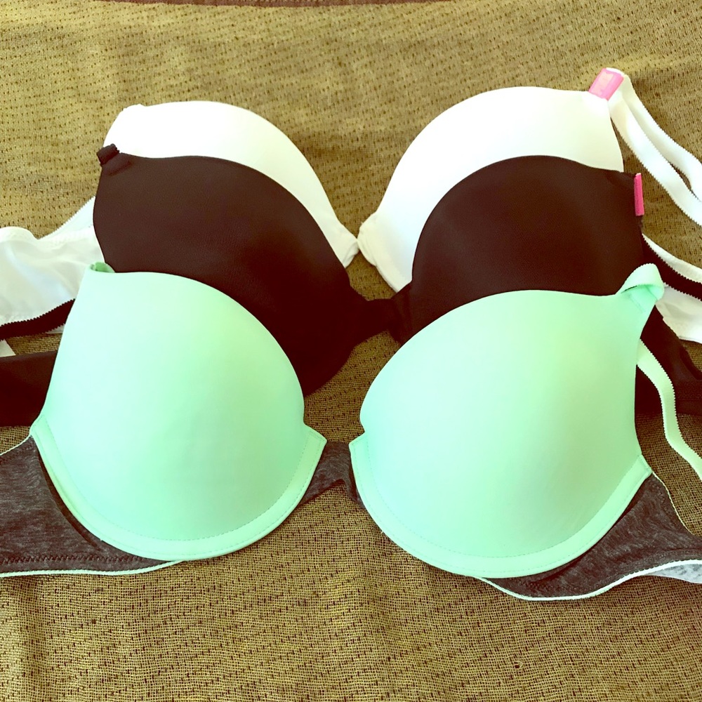 Lot of 3 VS Pink 34 B NWT bras