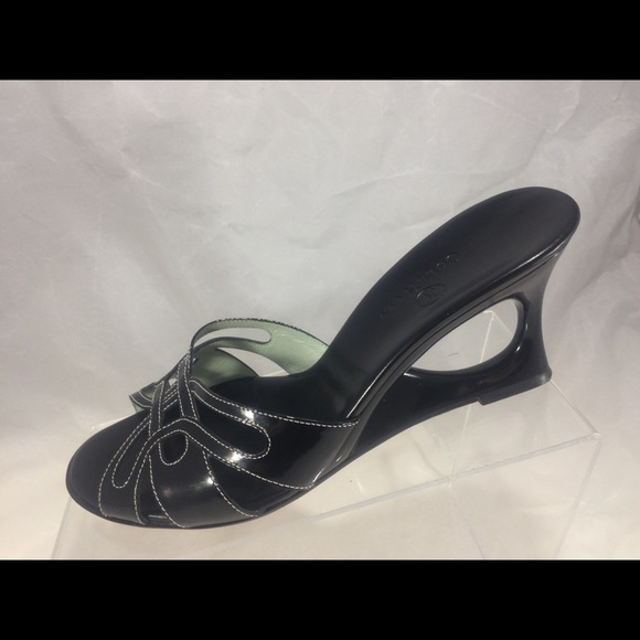 RARE Cole Haan Wedge Women Patent Leather wedge - Picture 1 of 8