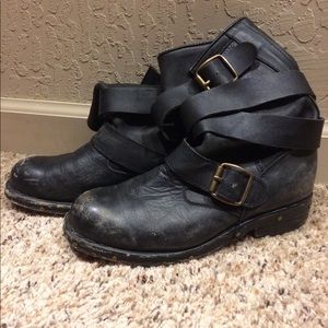 Jeffrey Campbell Brit biker boot