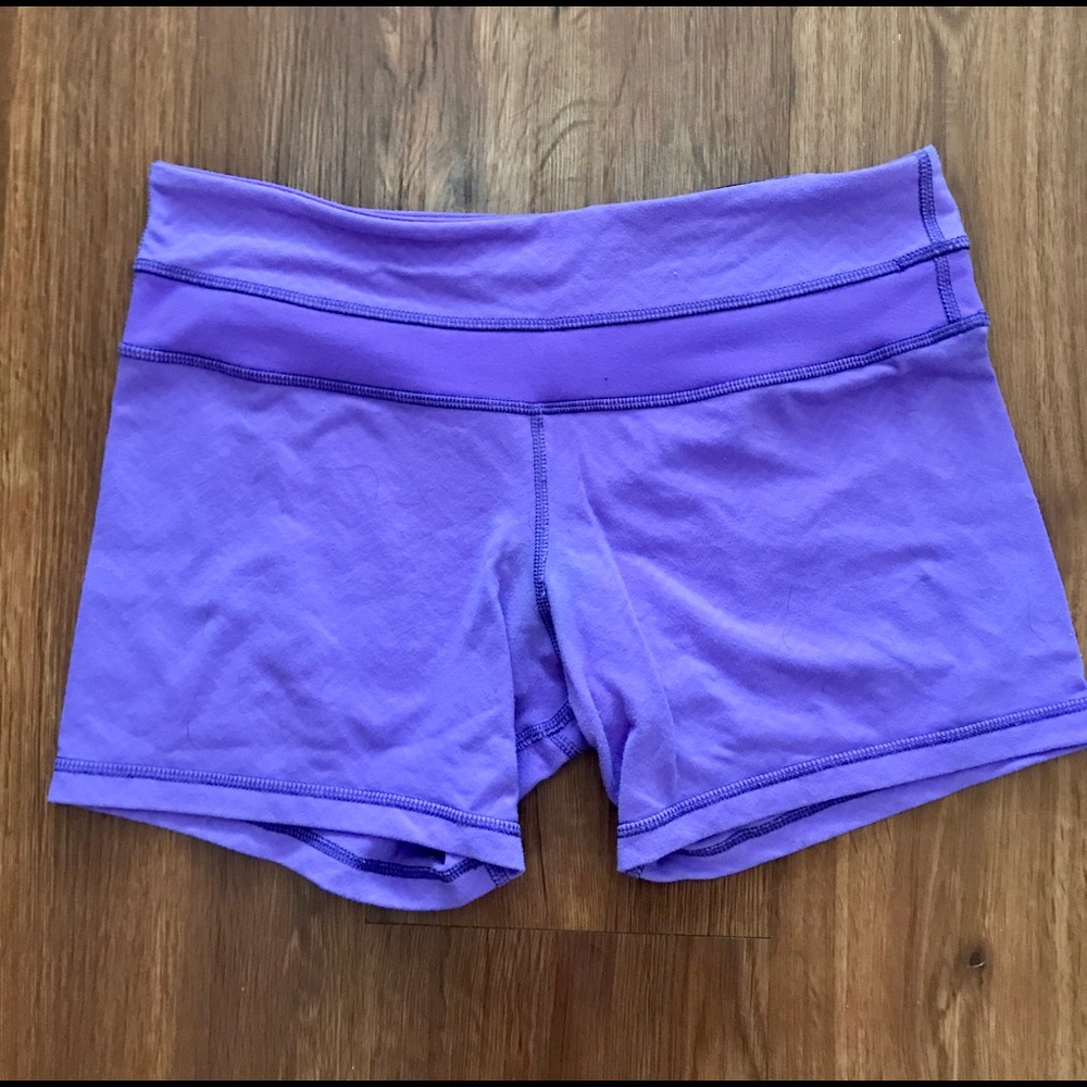 LULULEMON PURPLE SHORTS