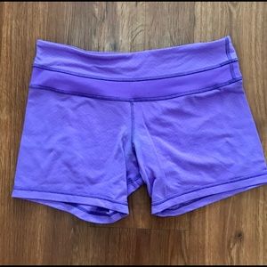 LULULEMON PURPLE SHORTS