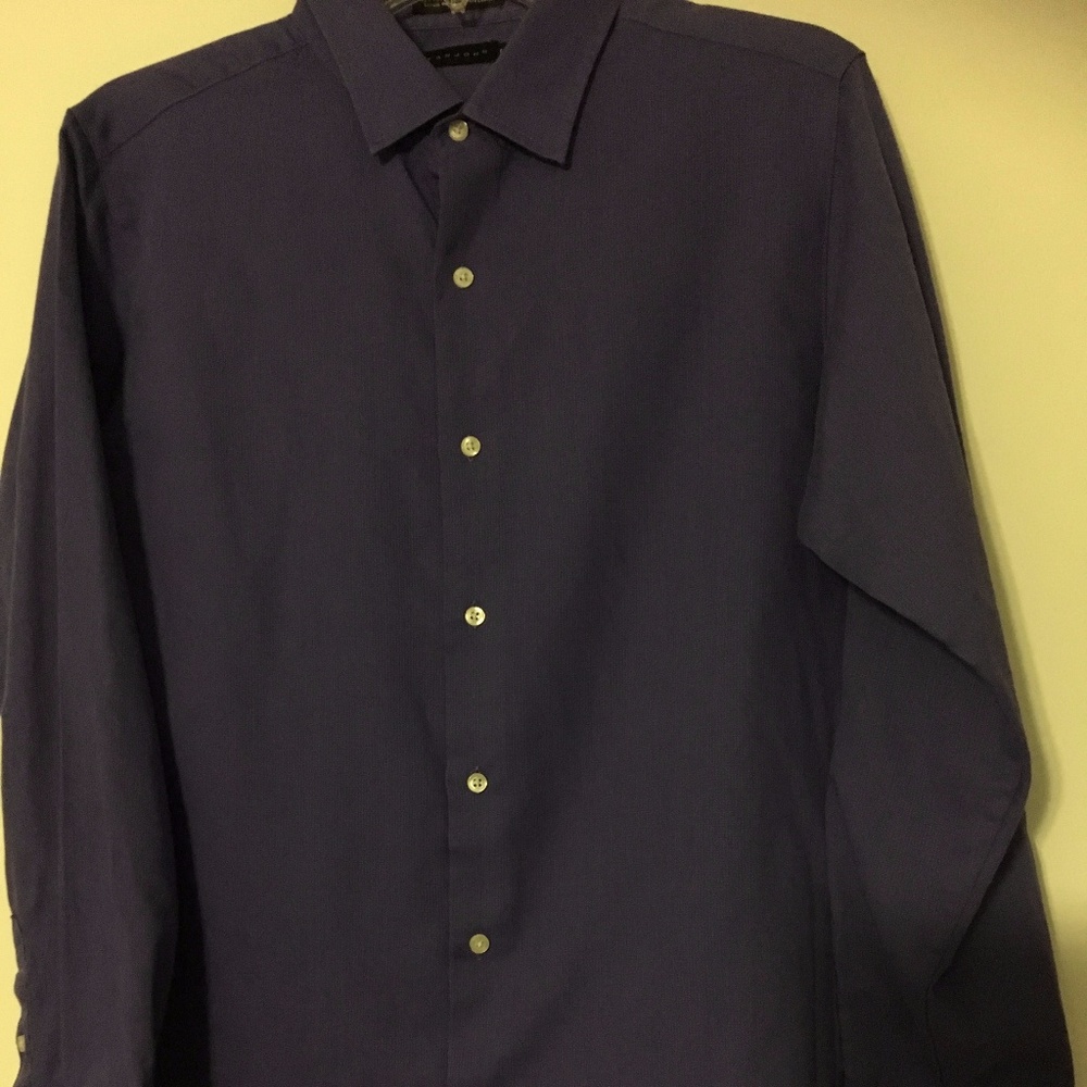 Sean John Purple Dress Shirt Size 18