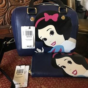 Lounge fly snow white purse and wallet