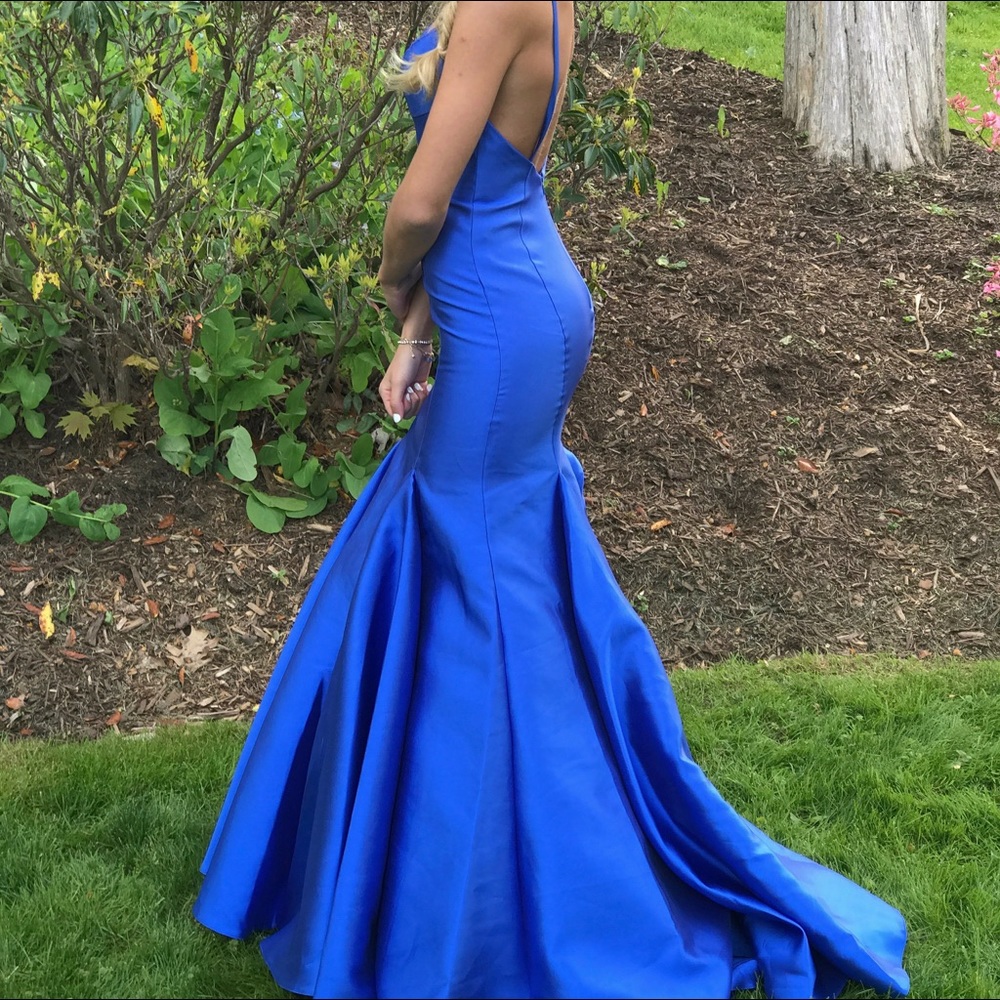 Royal Blue Evening Gown