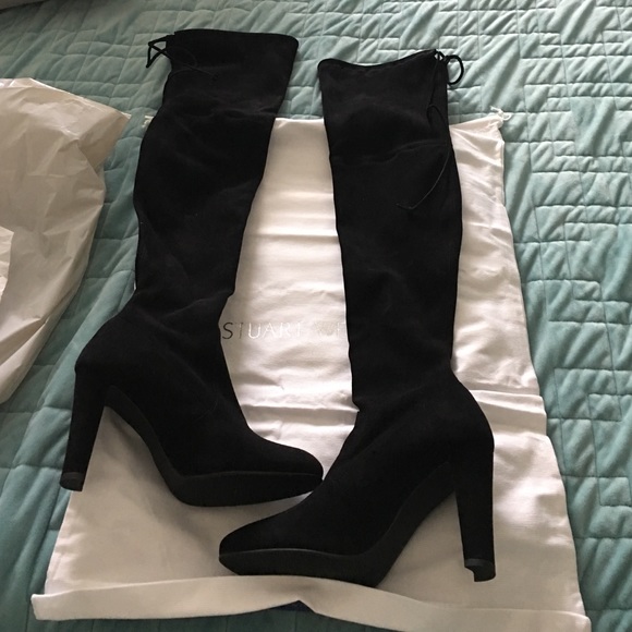 Sold!!   Stuart Weitzman Highland Boots - Picture 1 of 4