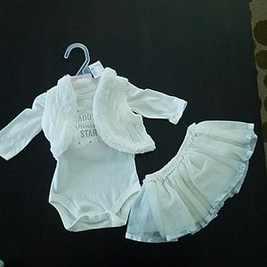 3 piece Daddy's Shining Stat winter outfit