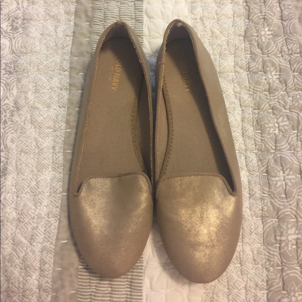 Metallic smoking loafers