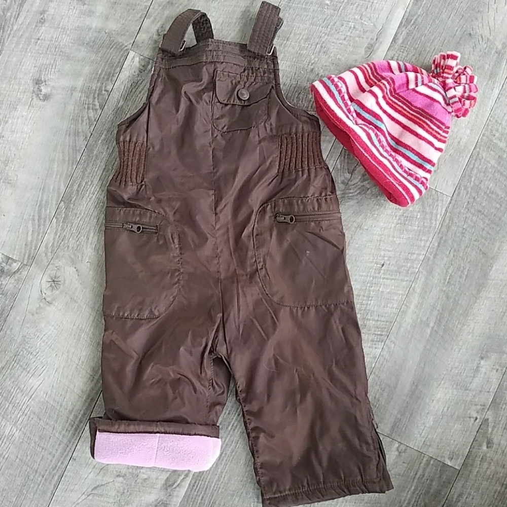 ❄Fleece Lined  Snow Bibs ❄