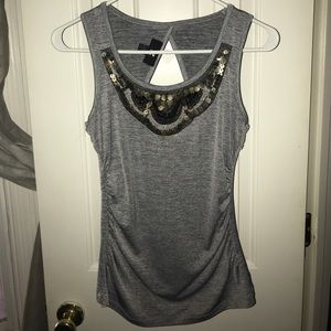 👚Gray Women’s Embellished Top