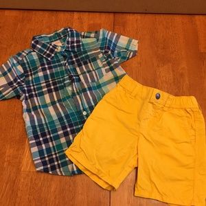 Gymboree Shorts and Shirt Set Size 2T