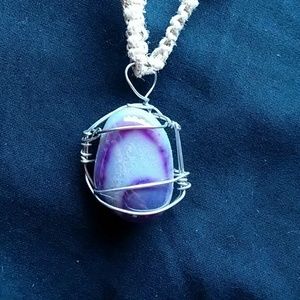 Wrapped Stone Necklace FINAL PRICE