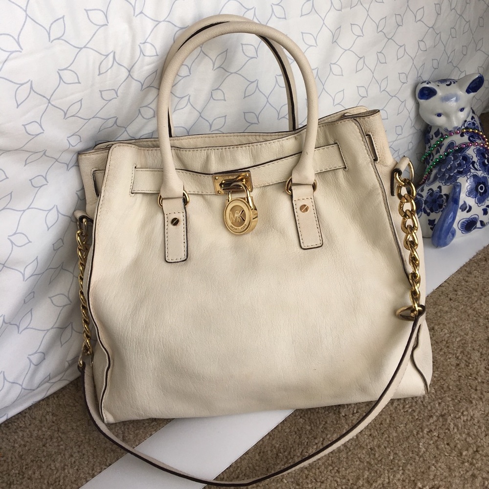 Michael Kors beiges/grey with gold metal details