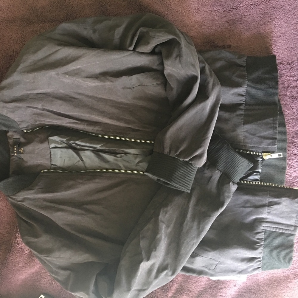 Bomber crop jacket