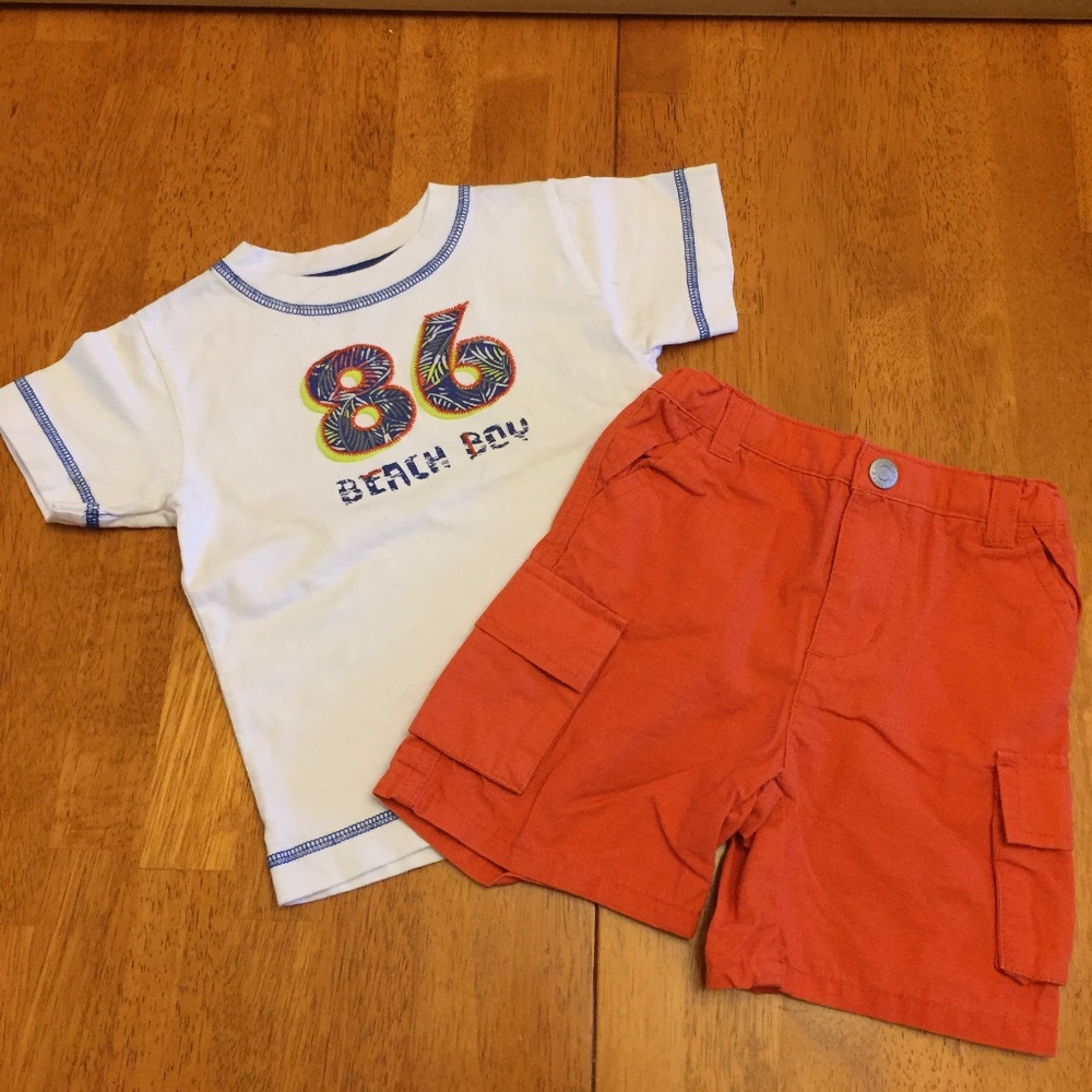 Kitestrings Boys Shorts and Shirt Set Size 24m