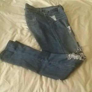 Lucky Brand Sweet & Straight Distressed Jeans
