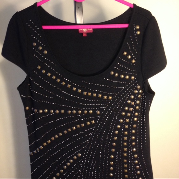 Anthropologie beaded spandex dress - Picture 2 of 7