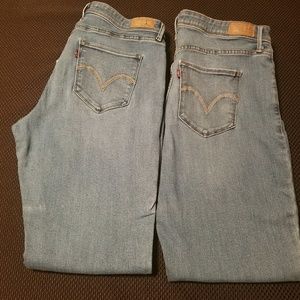 2 Pair Levis 512 Straight Leg